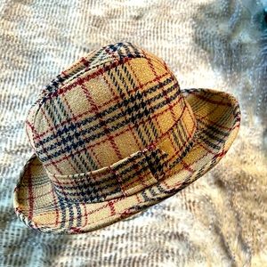 Vintage Dieu et mon droit Fedora Style 100% Wool Hat